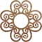 Ekena Millwork Cohen Wood Fretwork Pierced Ceiling Medallion, Walnut, 16"OD x 5 1/2"ID x 3/8"T CMWP16X16X0375COWA - alternate 1
